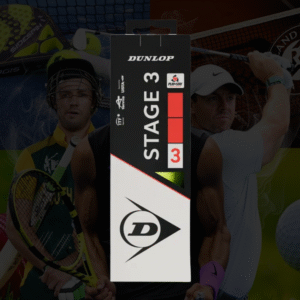 Dunlop Stage 3 Red Dot Tennis Ball Tin (3 balls)